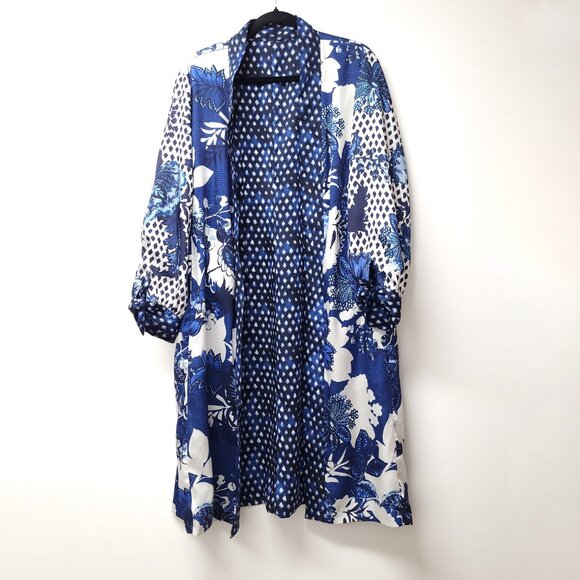 Chico’s Reversible Floral Daydream Duster - Picture 1 of 5